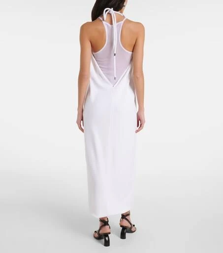 Max Mara Alceste draped halterneck maxi dress 3
