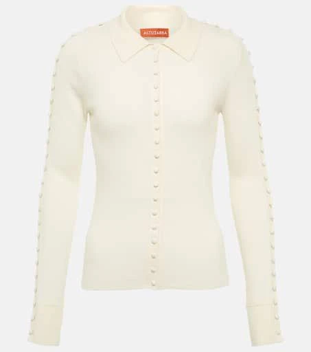 Altuzarra Kepler wool and silk cardigan 1