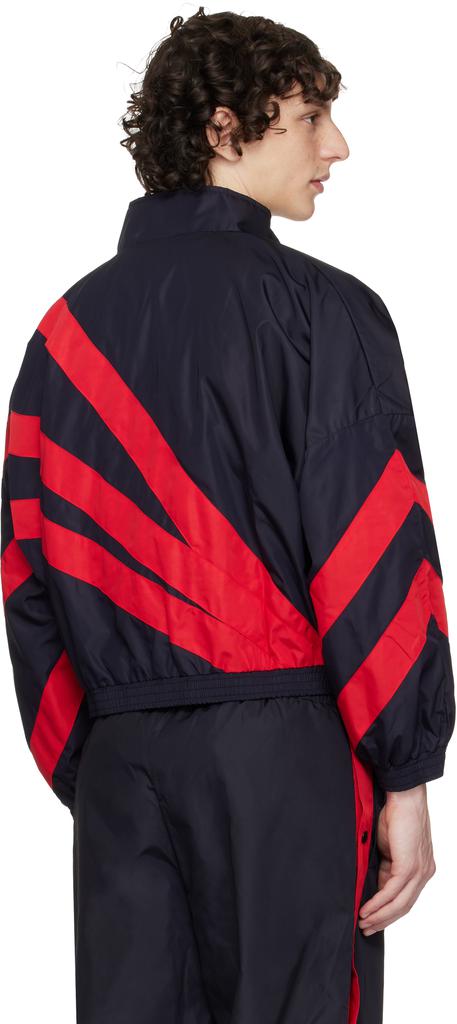 Shop Black & Red Windbreaker Jacket on Sale at BeyondStyle – Get