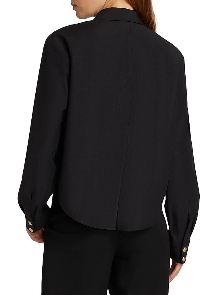 L'Agence Cosette Crop High-Low Shirt 5