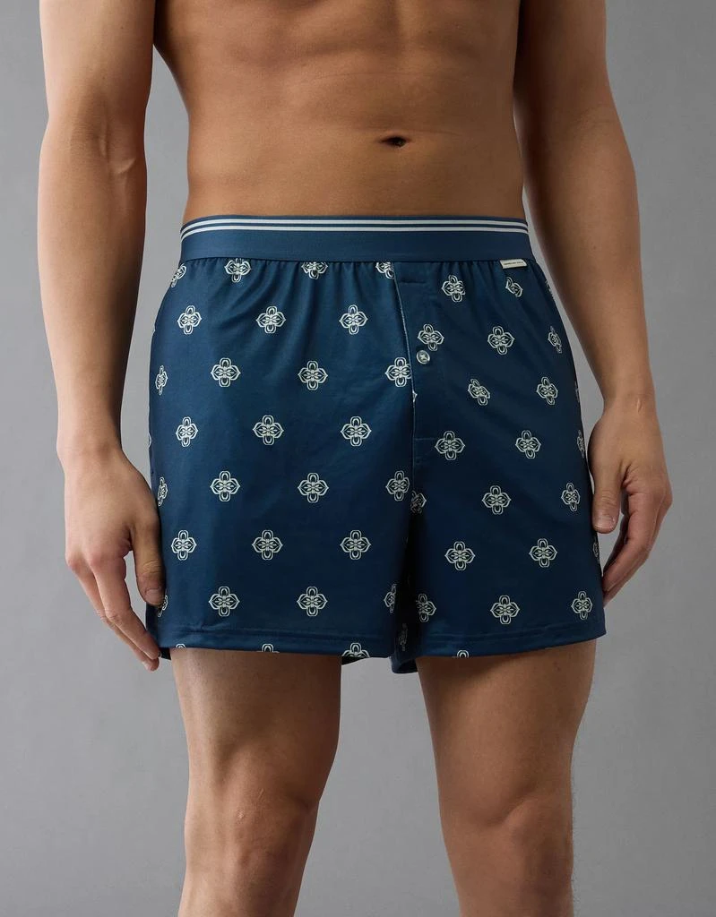 AE AEO Men
s Patchwork Design Ultra Soft Pocket Boxer Short