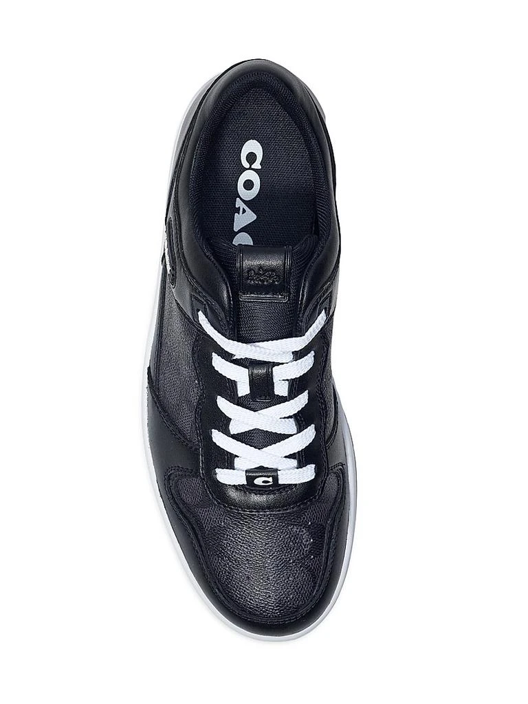 Coach Signature Leather Monogrammed Sneakers 5