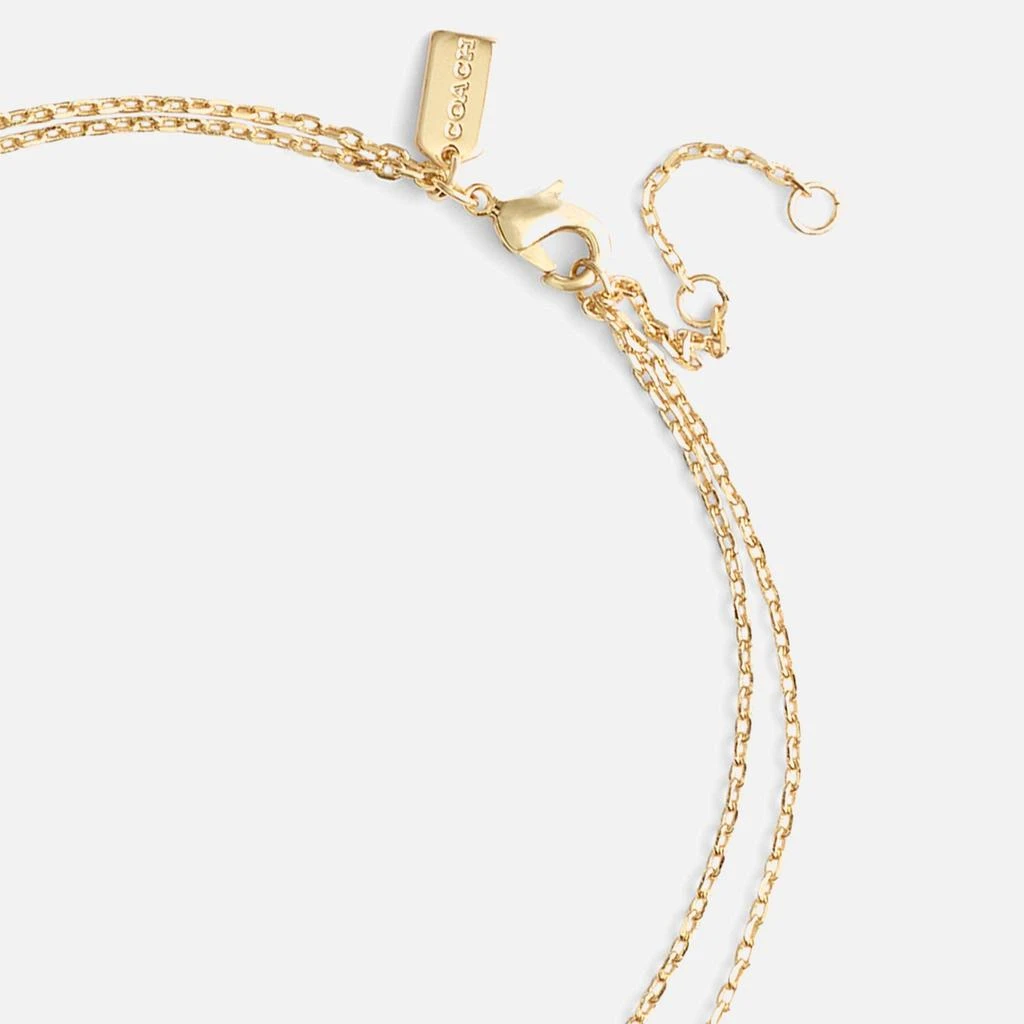 Coach Coach Pearl Gold-Tone Multi Layer Necklace 3
