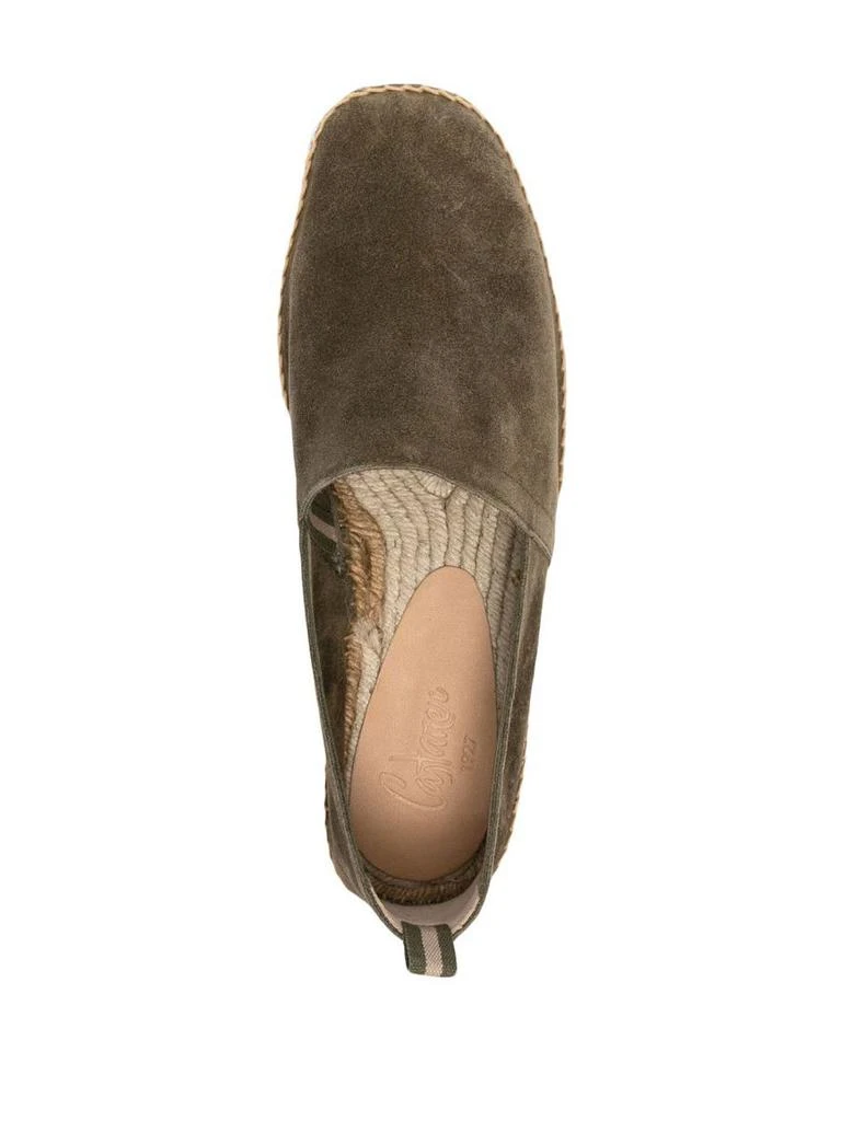 CASTAÑER Castañer Pablo Espadrilles Low-Cut In Green Cotton 4