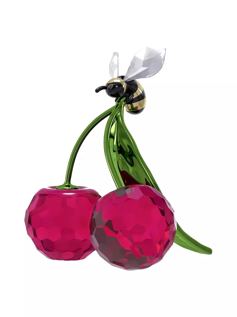 Swarovski Idyllia Bee &amp; Cherry Crystal Figurine 4