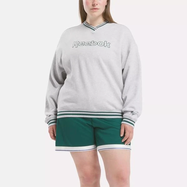 Reebok Embroidered Crewneck Sweatshirt (Plus Size) 1