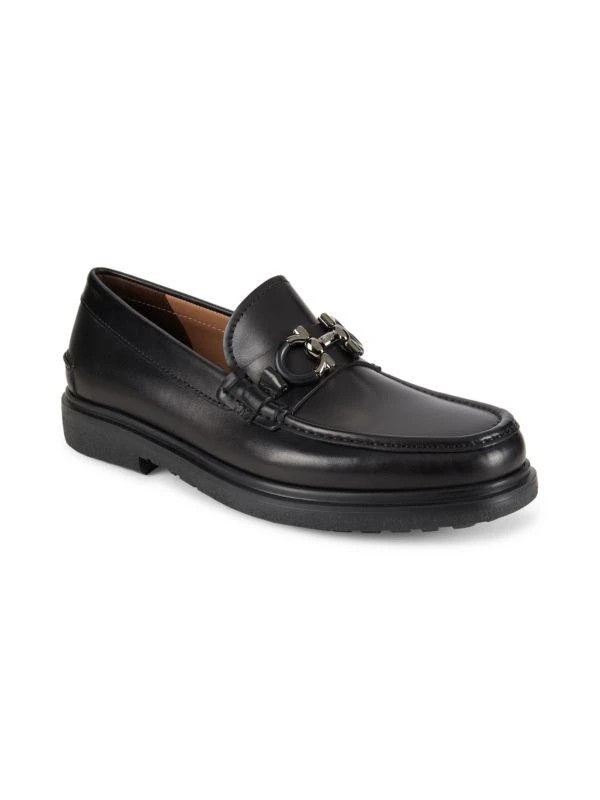 Salvatore Ferragamo Venice Leather Bit Loafers 2