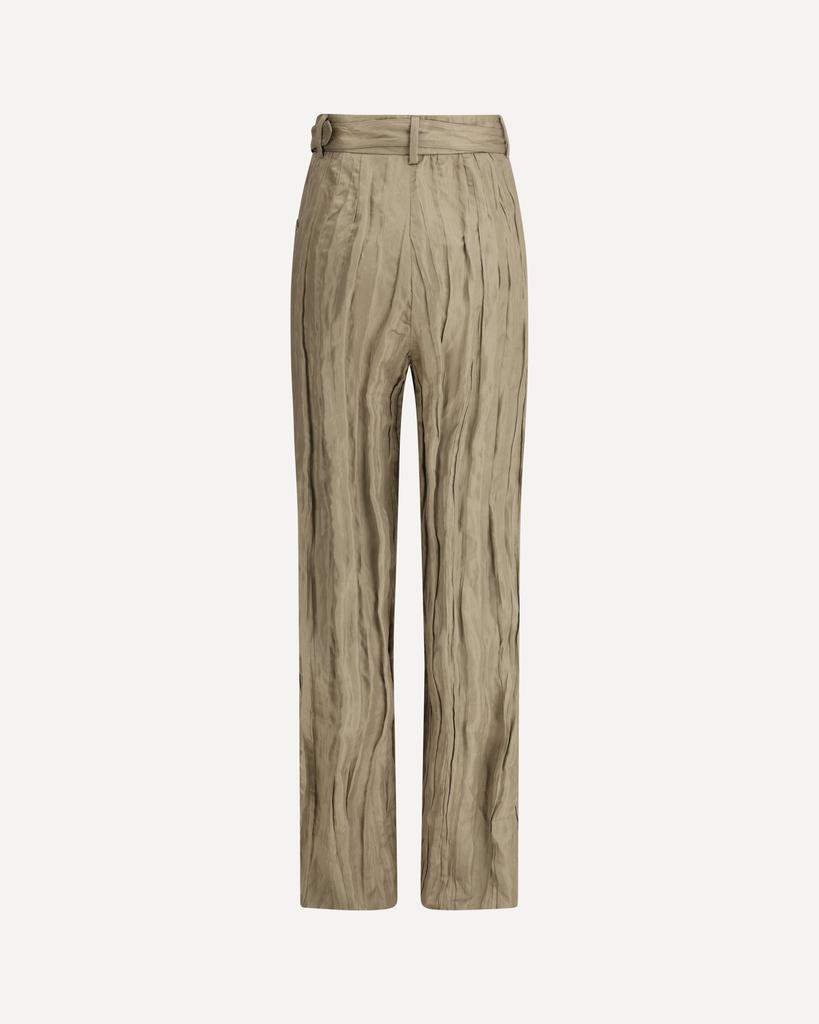 Gabriela Hearst Ruched silk Norman Pants