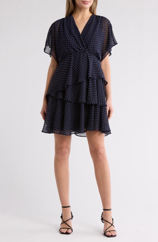 Halogen Dolman Sleeve Tiered Dress
