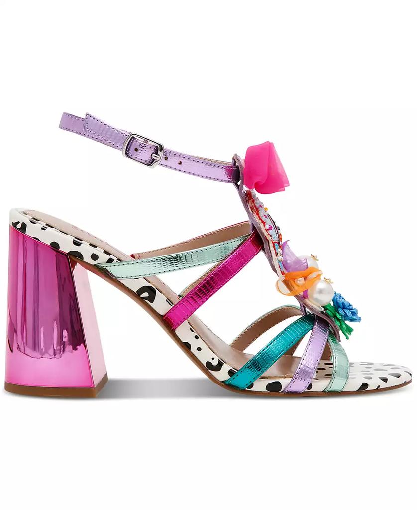 Betsey Johnson Women's Azallia Embellished Strappy Dress Sandals