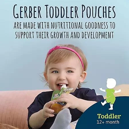 GERBER Gerber Toddler Pouch Variety Pack 3.5 oz., 12 ct. 4