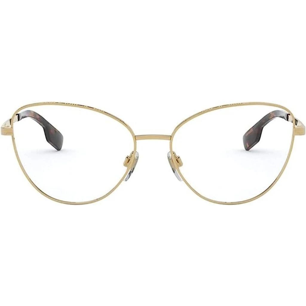 BURBERRY Burberry Women's Eyeglasses - Gold Cat Eye Frame Demo Lens | BURBERRY 0BE1341 1017 2