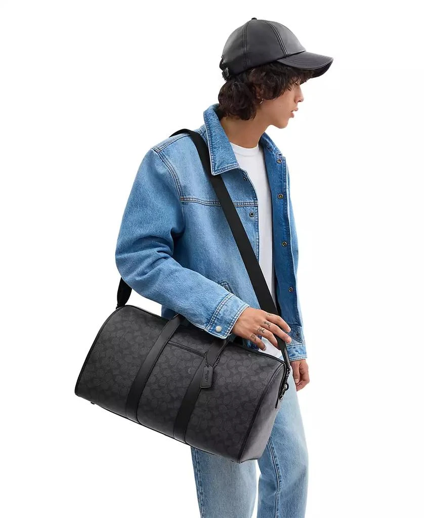 Coach Gotham 45 In Signature Canvas Duffle Bag 2