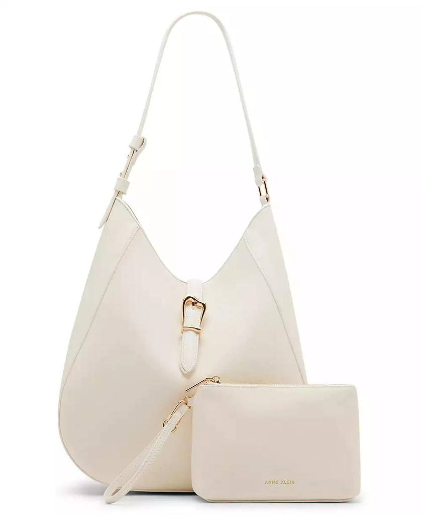 Anne Klein Large Hobo Bag with Pouch 6