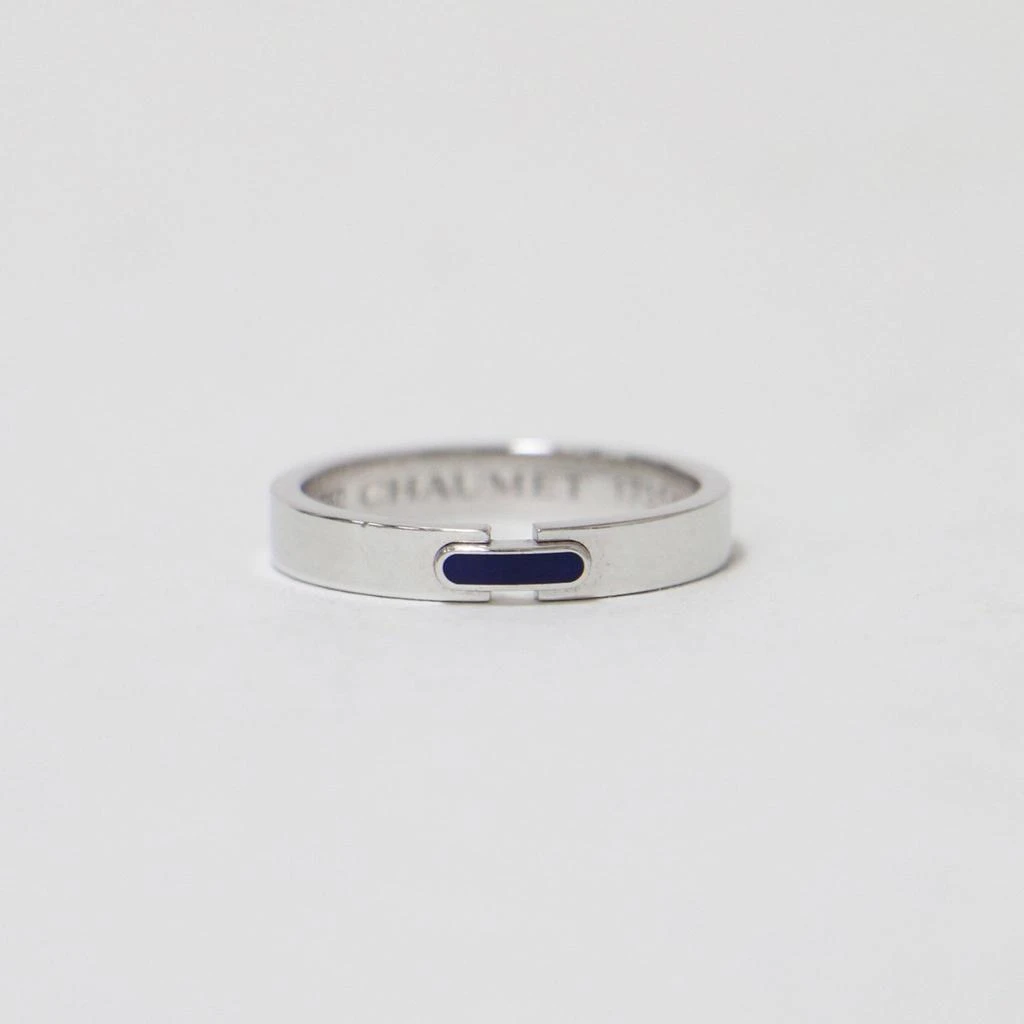 Chaumet blue gold Lacquer gold (18K) Band Ring (Pre-Owned) 2