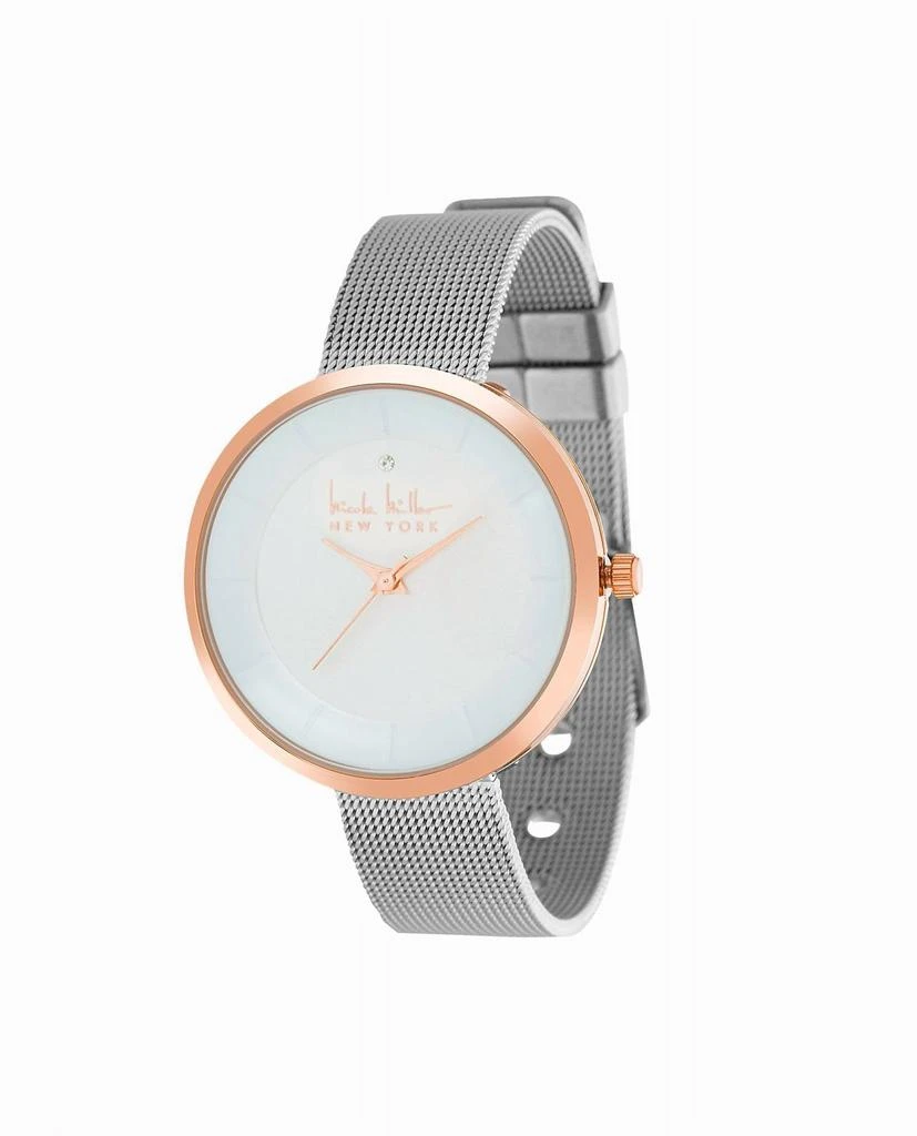 Nicole Miller Women's Stainless Steel Strap Watch - 34Mm In Rose Gold 1