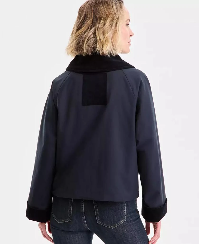 Barbour Women's Nora Oversized-Collar Utility Jacket, Exclusively at Macy's 5