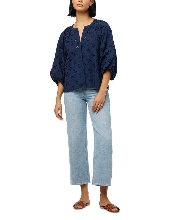 Joe's Jeans The Blake High Rise Cropped Wide Leg Jeans in Best Days 2