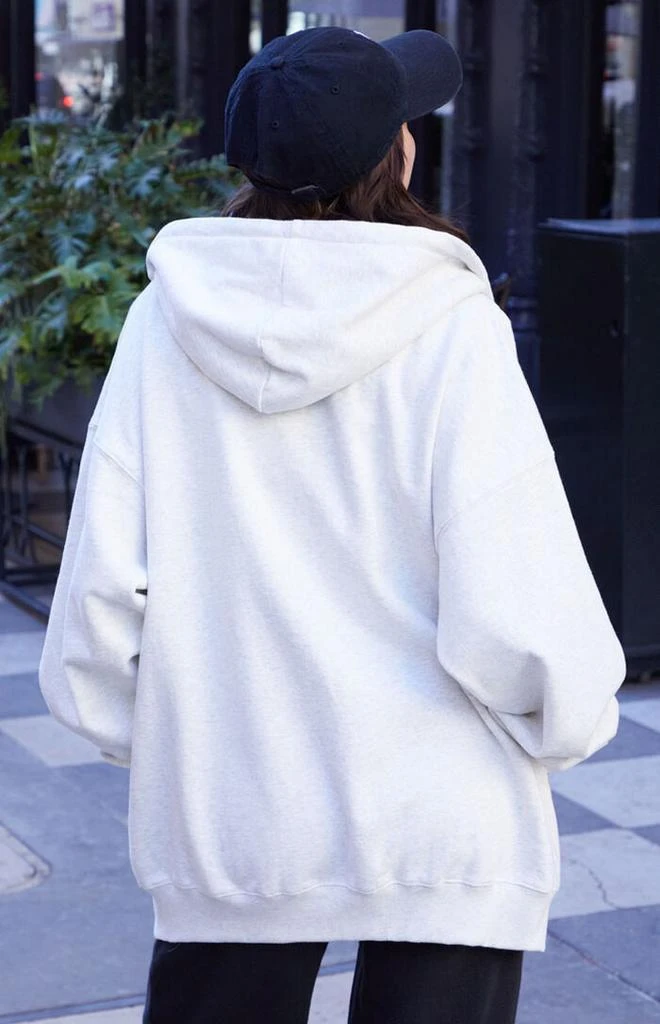 John Galt Light Gray Christy Full Zip Hoodie 3