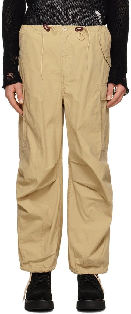 R13 Khaki Balloon Army Trousers 1