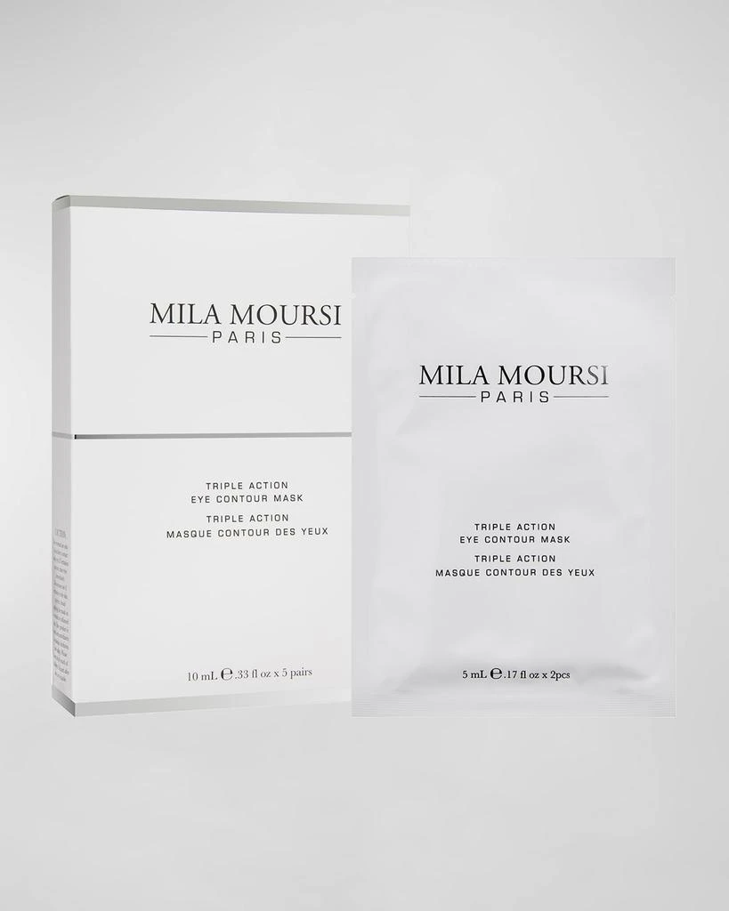 Mila Moursi Triple Action Eye Contour Mask, 5 pairs