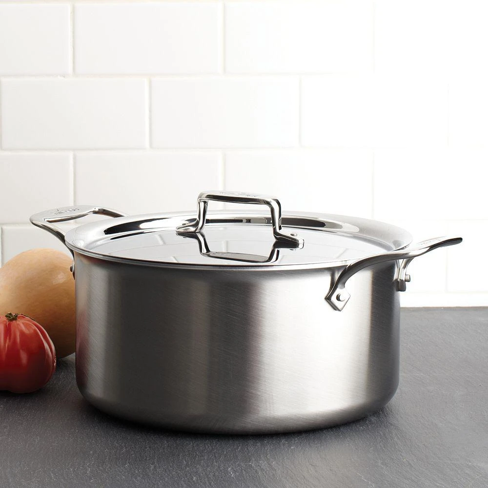 All-Clad D5 Stainless Brushed 8-Quart Stock Pot with Lid 3
