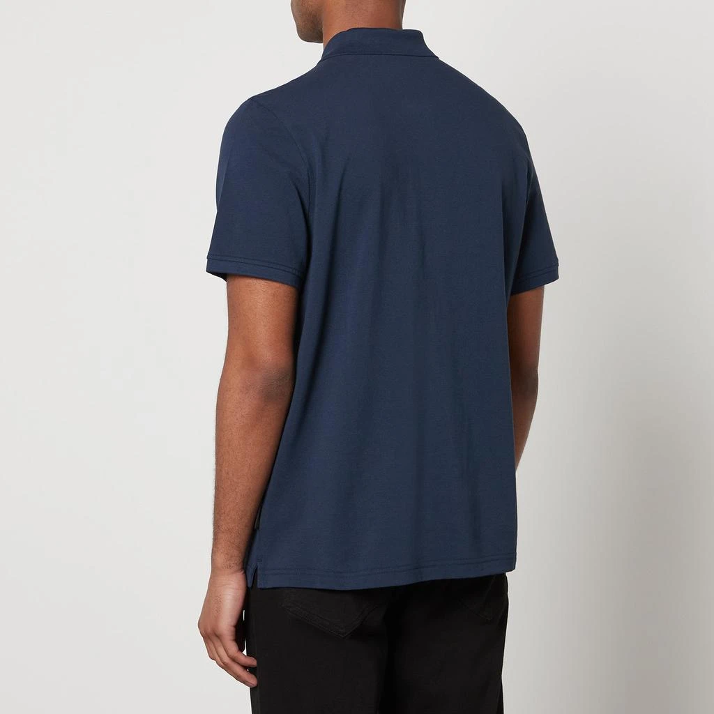 Moose Knuckles Blue Cotton Polo Shirt