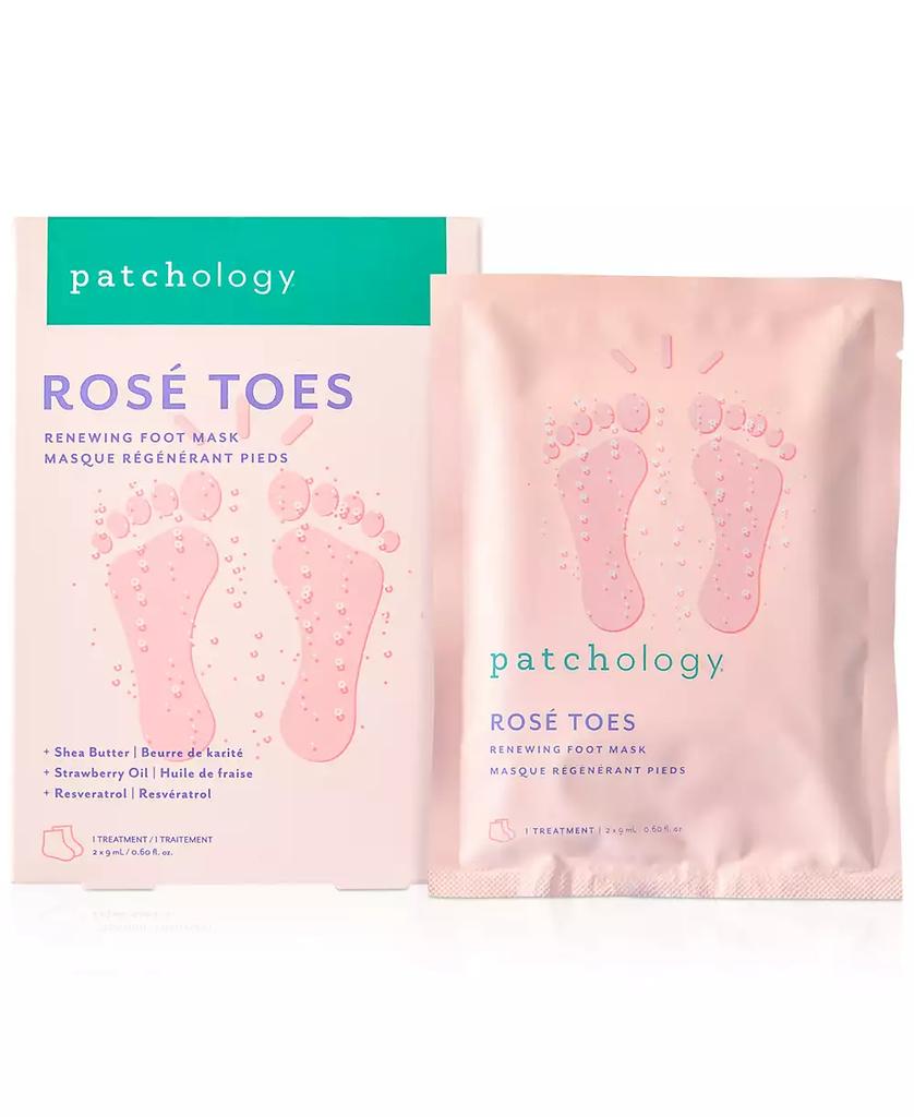 Patchology Rosé Toes Renewing Foot Mask