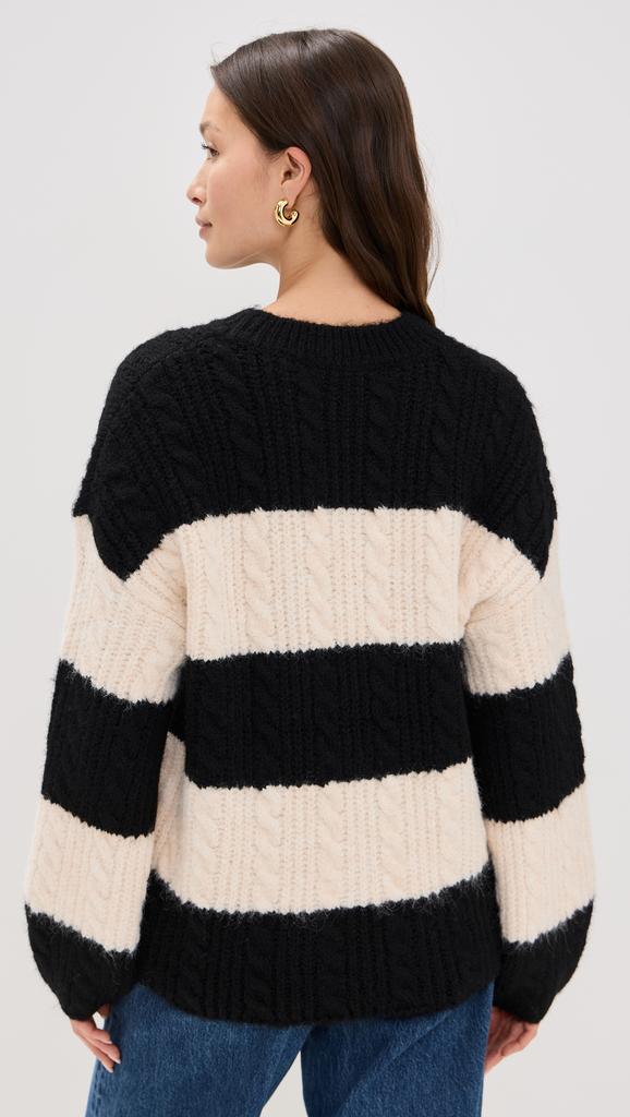 Endless Rose Striped Chunky Sweater