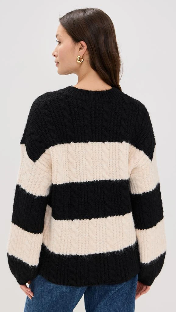 endless rose Striped Chunky Sweater 2