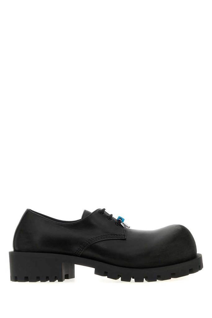 Balenciaga Black calfskin Hummer derby - Dress Shoes
