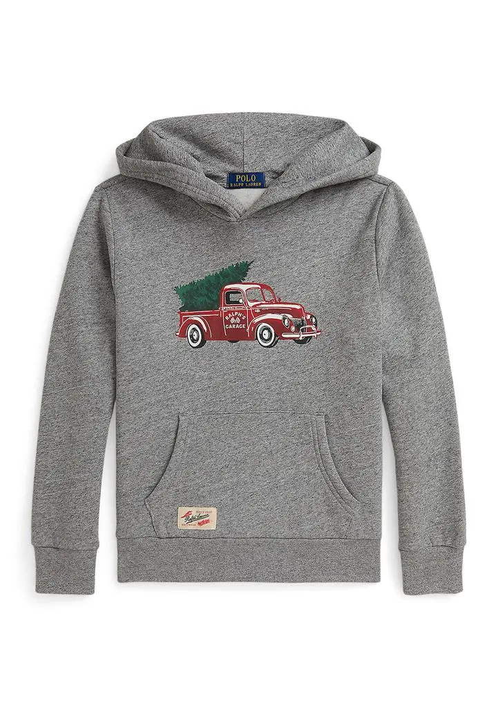 Ralph Lauren Boys 8-20 Truck-Print Fleece Hoodie