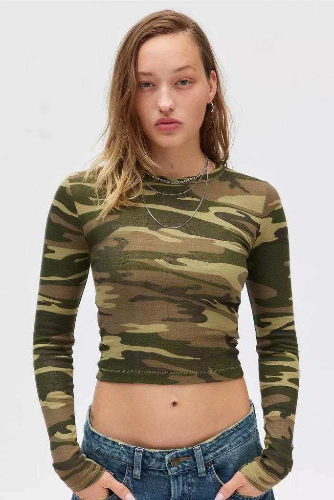 BDG BDG Too Perfect Ribbed Long Sleeve Tee 1