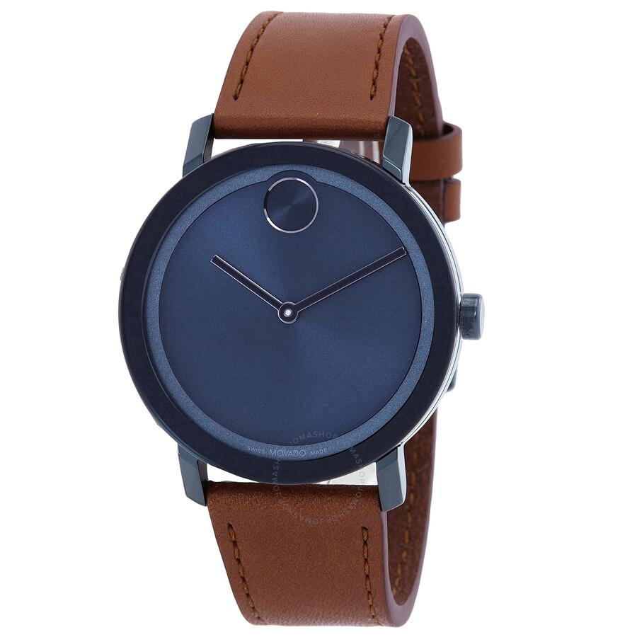 Movado Bold Evolution Quartz Blue Dial Unisex Watch 3600806