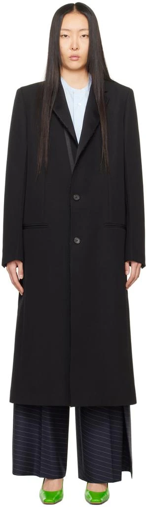 JW Anderson Black Buttoned Coat 1