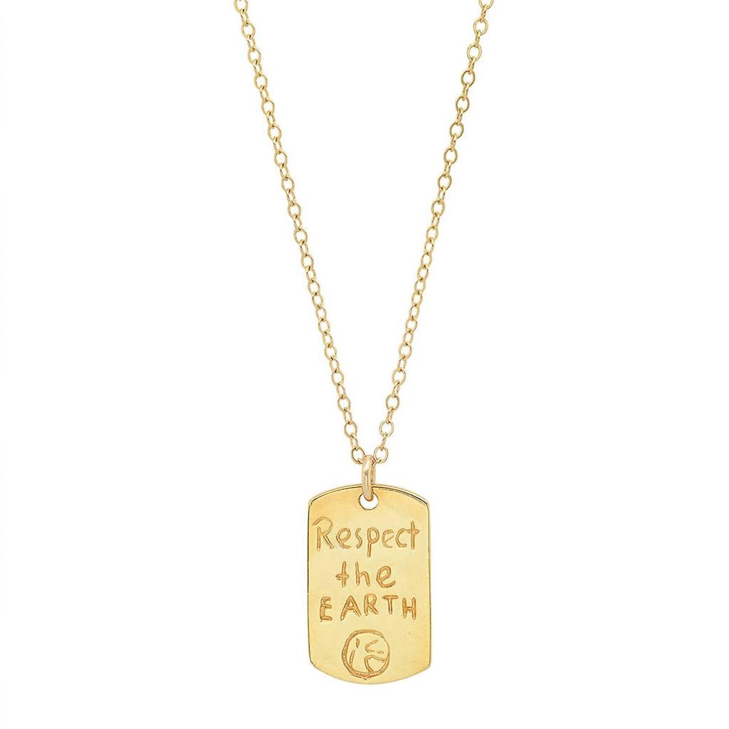 Jessica Elliot Jessica Elliot - Women
s Vermeil "Resolutions we can all keep" Dogtags Max Necklace