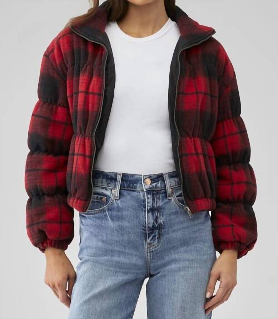 BB Dakota Everlong Jacket In True Red