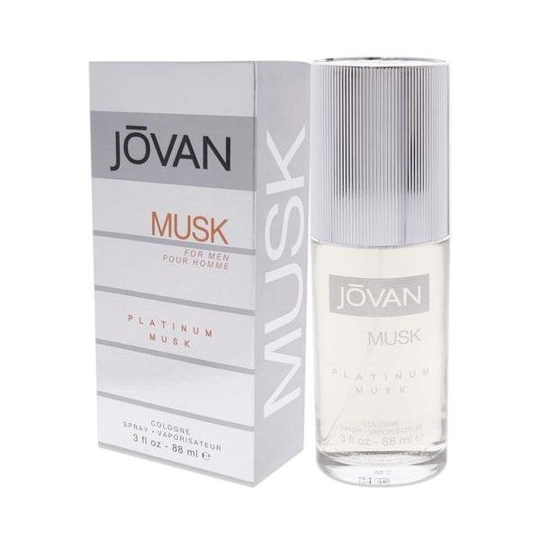 JOVAN Platinum Musk for Men Cologne Spray 3.0 oz