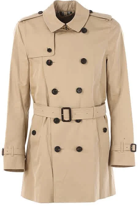 Burberry Men's Kensington Mid length Trench Coat 1