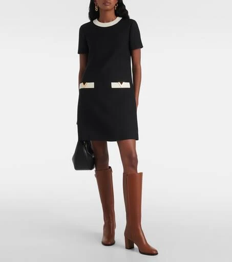 Valentino Vlogo Signature leather knee-high boots 2