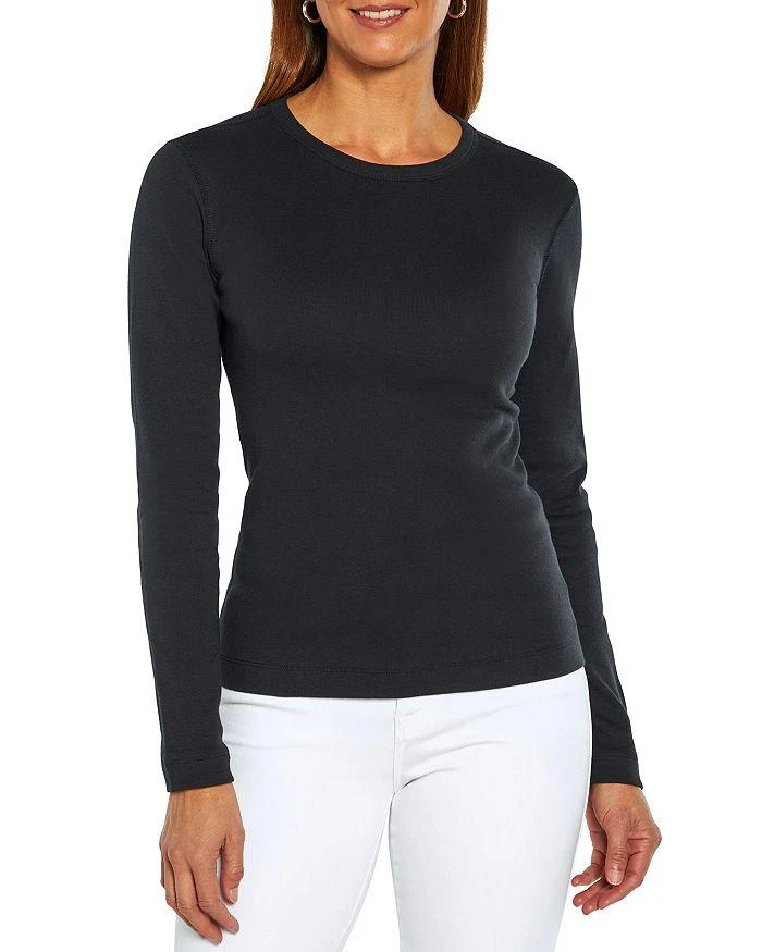 Three Dots Long Sleeve Top 1