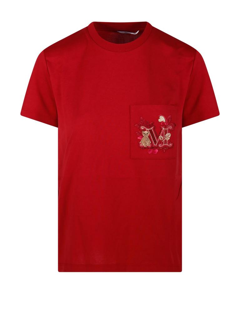 Max Mara Max Mara Nunzio Logo Embellished Crewneck T-Shirt