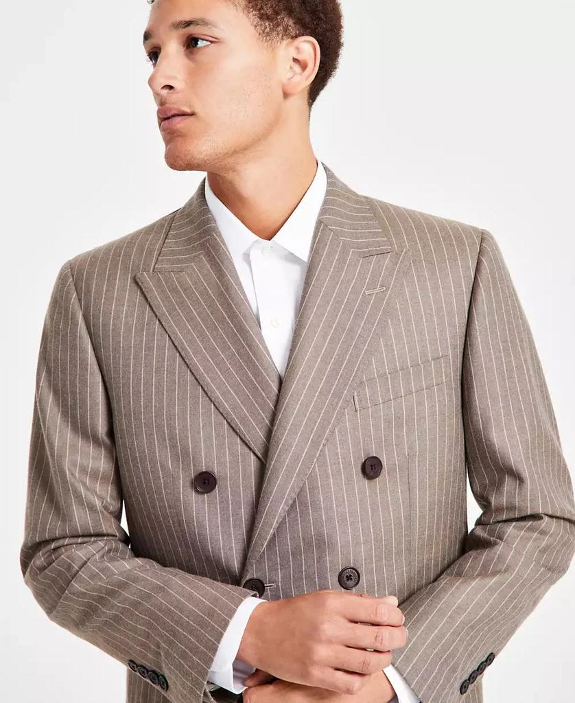 Brooks Brothers Men's Classic-Fit Wool Blend Double-Breasted Suit Separates Jacket 3