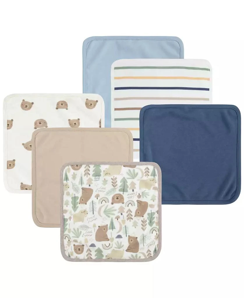 Huggies Baby "Forest Friends" Washcloths 6-Pack 1