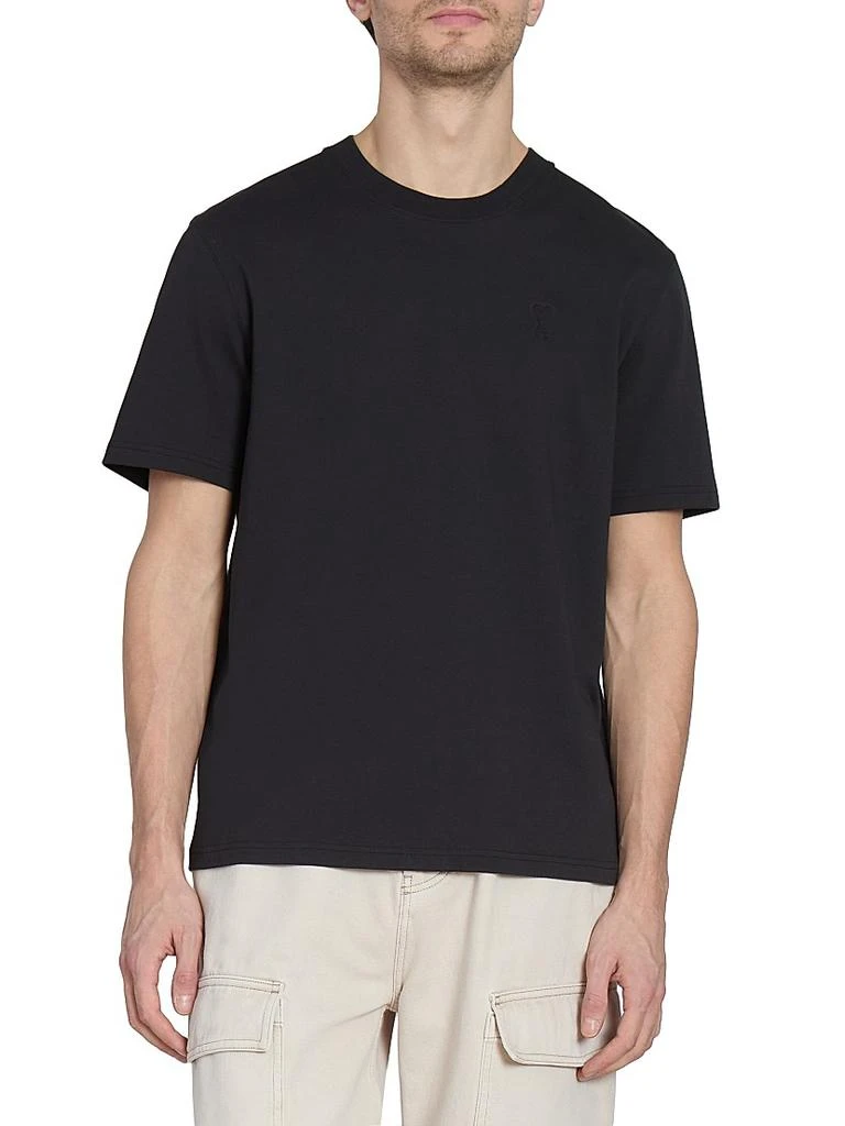 AMI ADC Embossed Logo T-Shirt 3