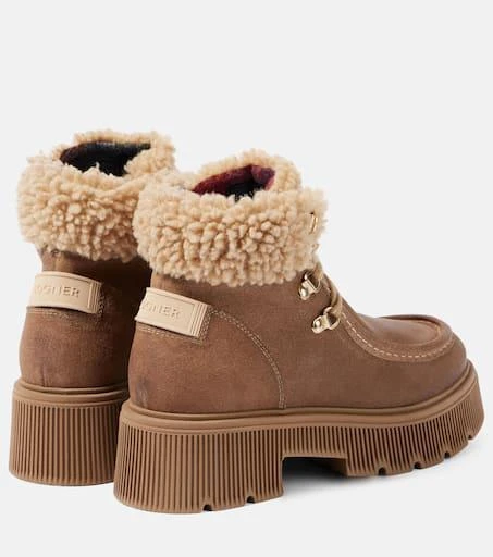 Bogner Turin suede and shearling lace-up boots 2