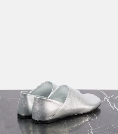 Loewe Toy metallic leather slippers 2