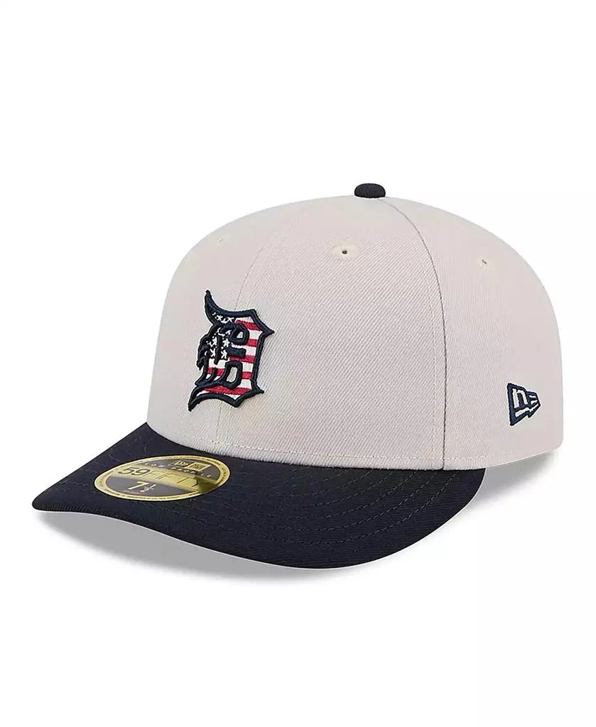 New Era Men's Black Detroit Tigers 2024 Fourth of July Low Profile 59FIFTY Fitted Hat 3