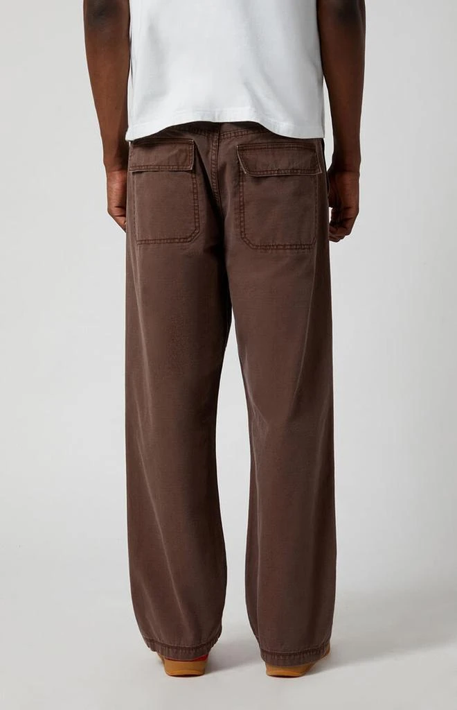 PacSun Brown Baggy Carpenter pants 4