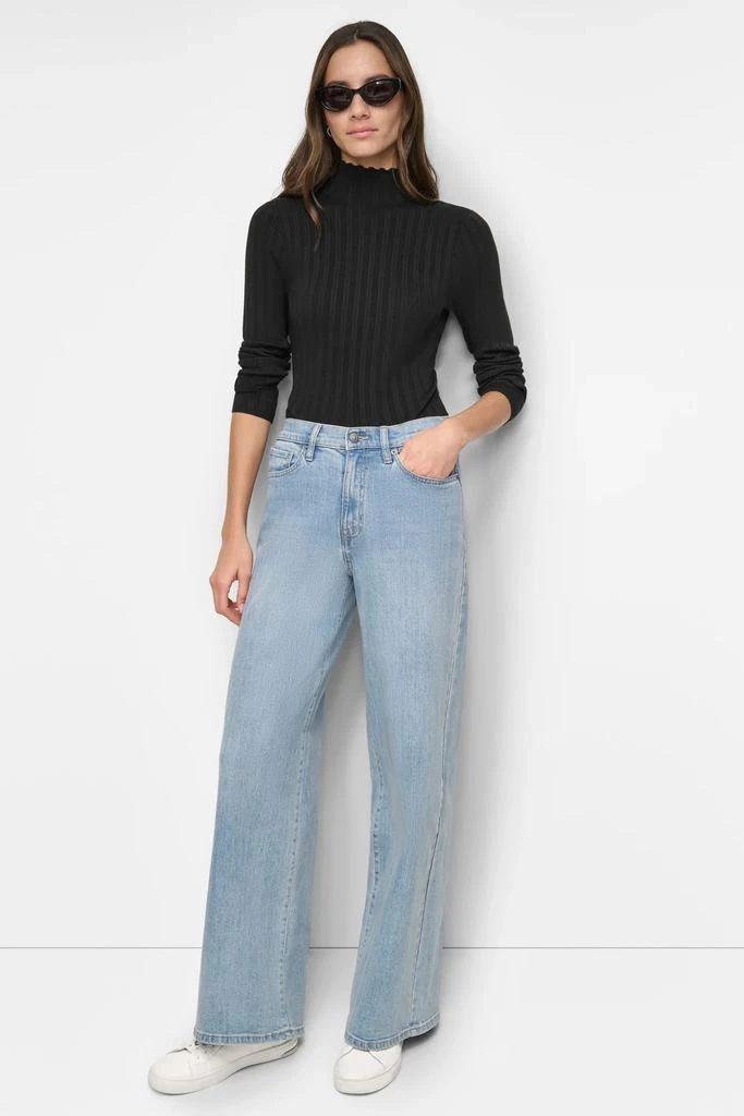 DKNY RIBBED MOCK NECK BODYSUIT 2